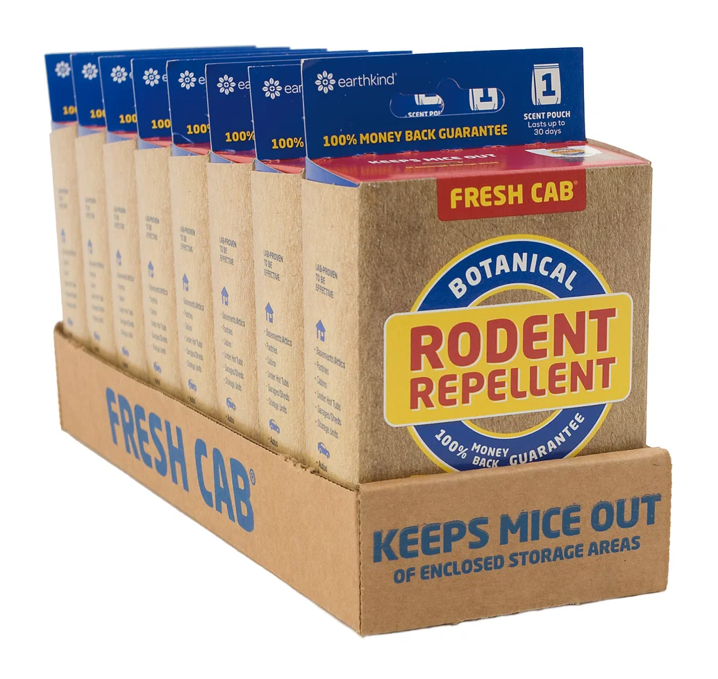 020-128 – AP PRODUCTS Point Of Purchase Display, Botanical Rodent Repellent Display Counter Top Tray Set Of 8 Package...